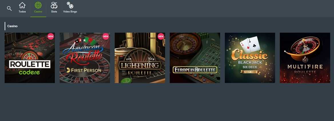 juegos en vivo casino codere argentina